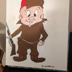 Charming Cartoon Character Canvas Art